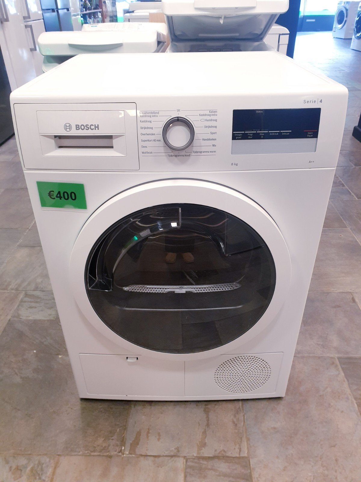 warmtepomp droger Bosch 8kg Serie4 A++ 1JAAR Garantie, Ophalen of Verzenden, Minder dan 85 cm