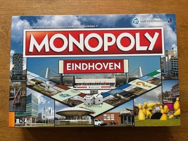 Monopoly editie Eindhoven, Drie of vier spelers, Verzenden, Nieuw, Onbekend