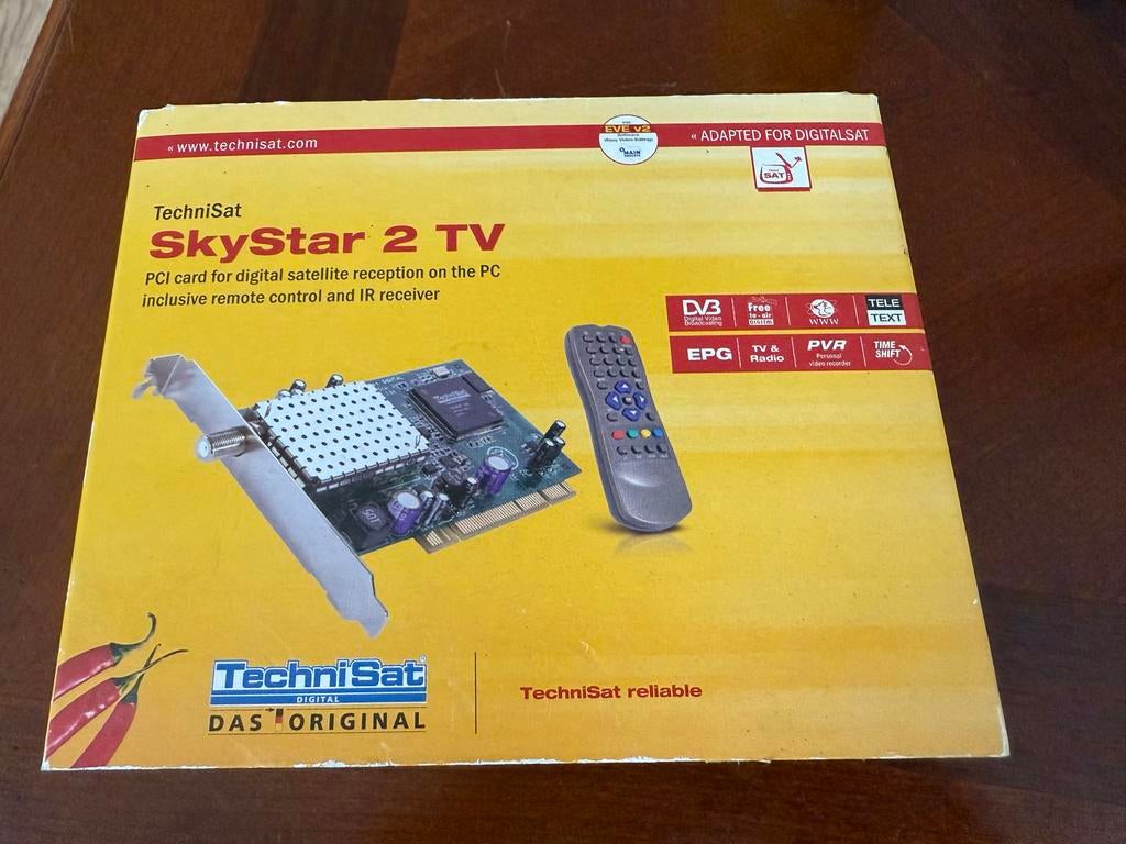 TechniSat SkyStar 2 TV PCI kaart voor PC, Ophalen of Verzenden, Nieuw, Decoder, Met dvd-recorder