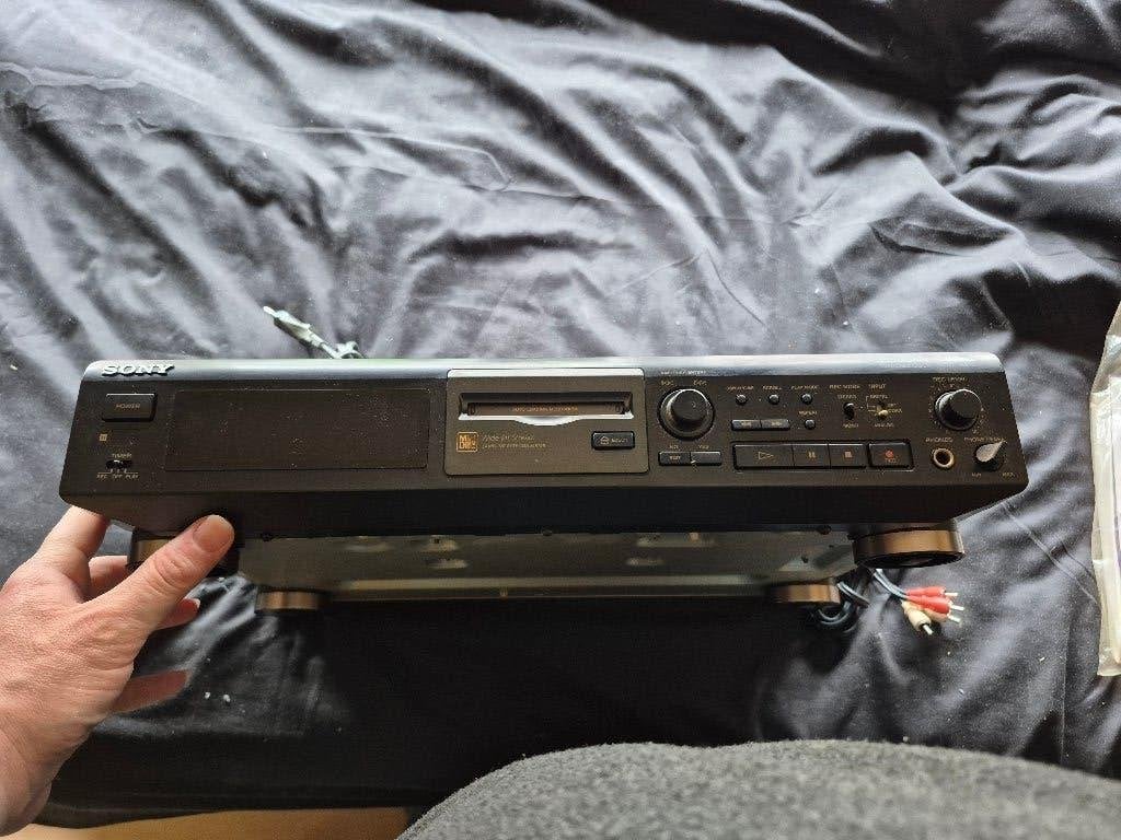 sony minidisk speler  met ab, Ophalen of Verzenden, Minidisc-speler