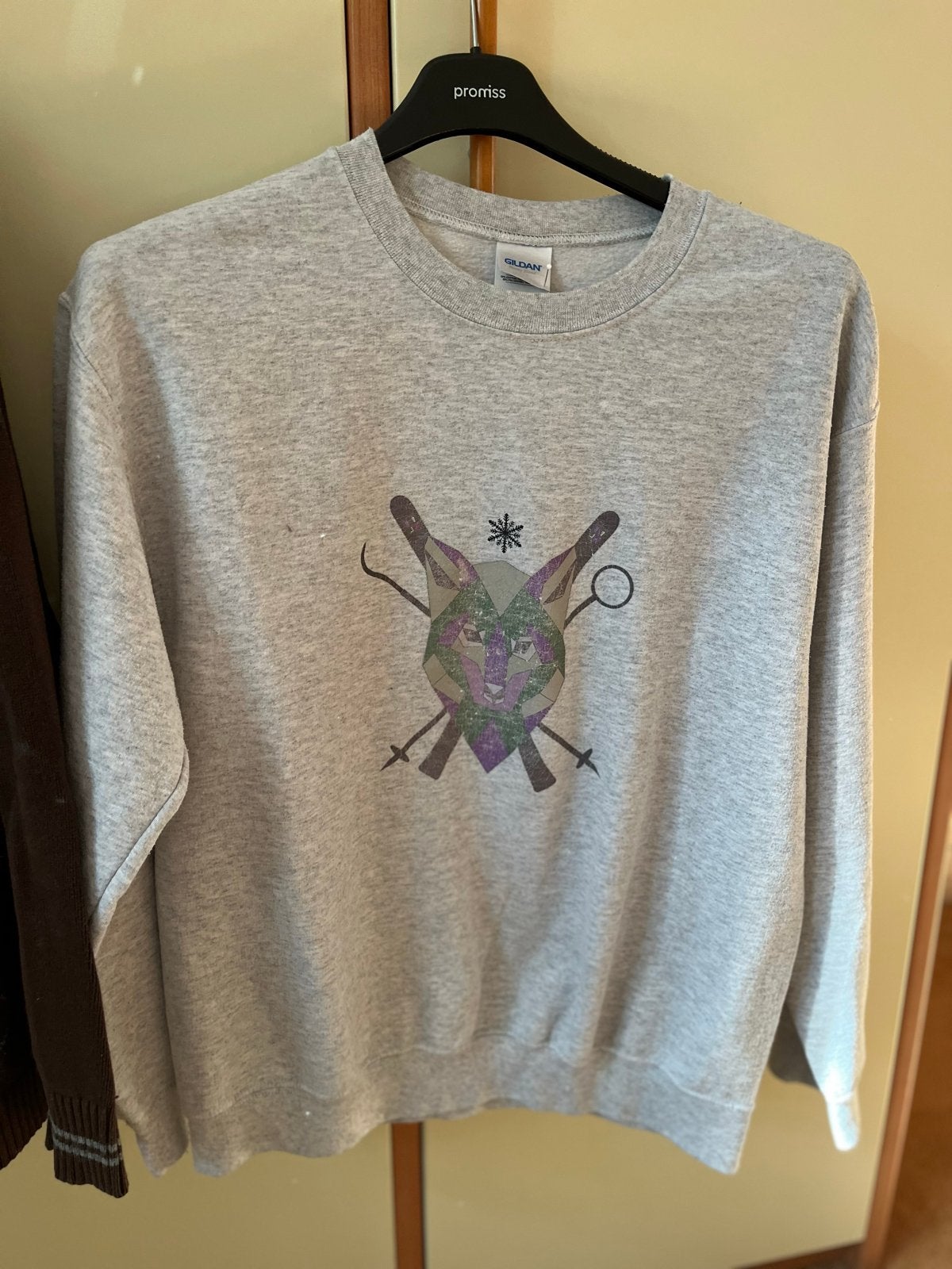 Gildan Heavy Blend Sweater - Wintersport 2017, Ophalen of Verzenden, Gedragen