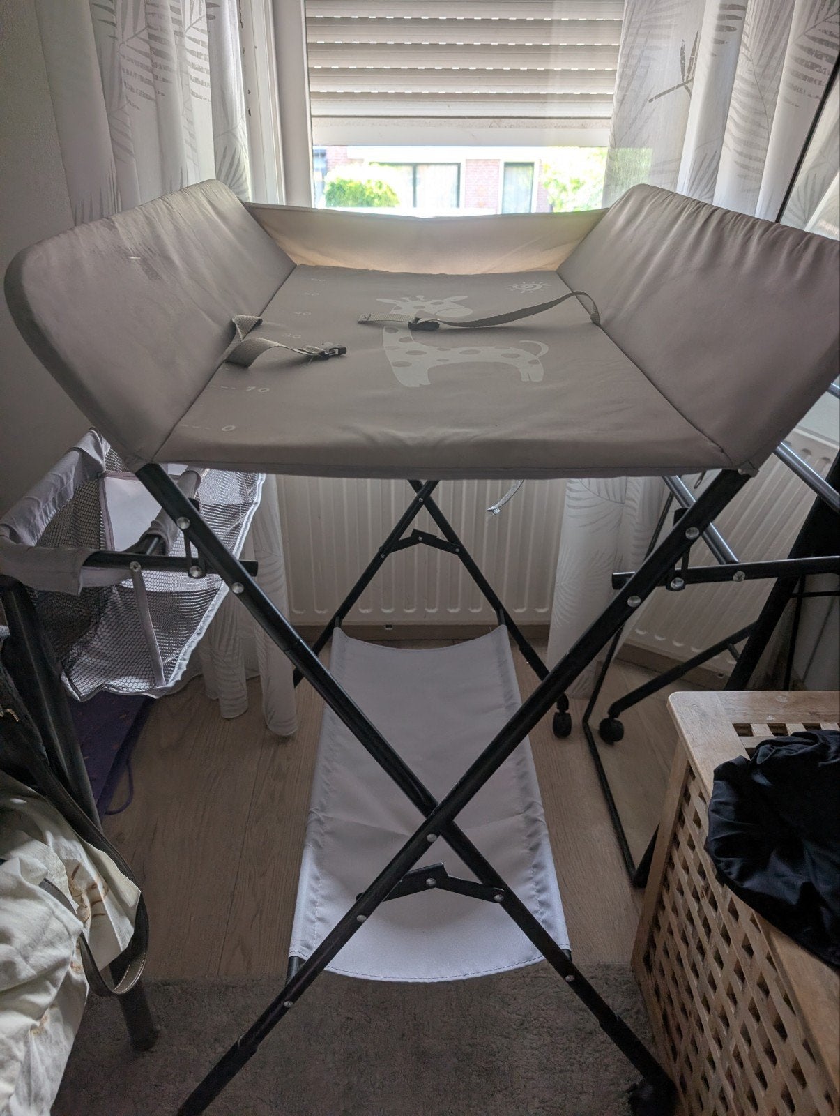 Opvouwbare verschoontafel met opbergruimte, Overige typen, Zo goed als nieuw, Standaard, Ophalen