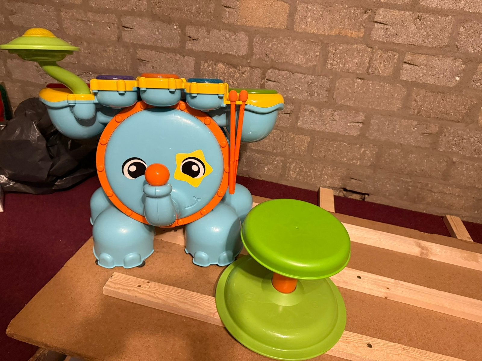 Vtech drumtoestel, Ophalen, Gebruikt