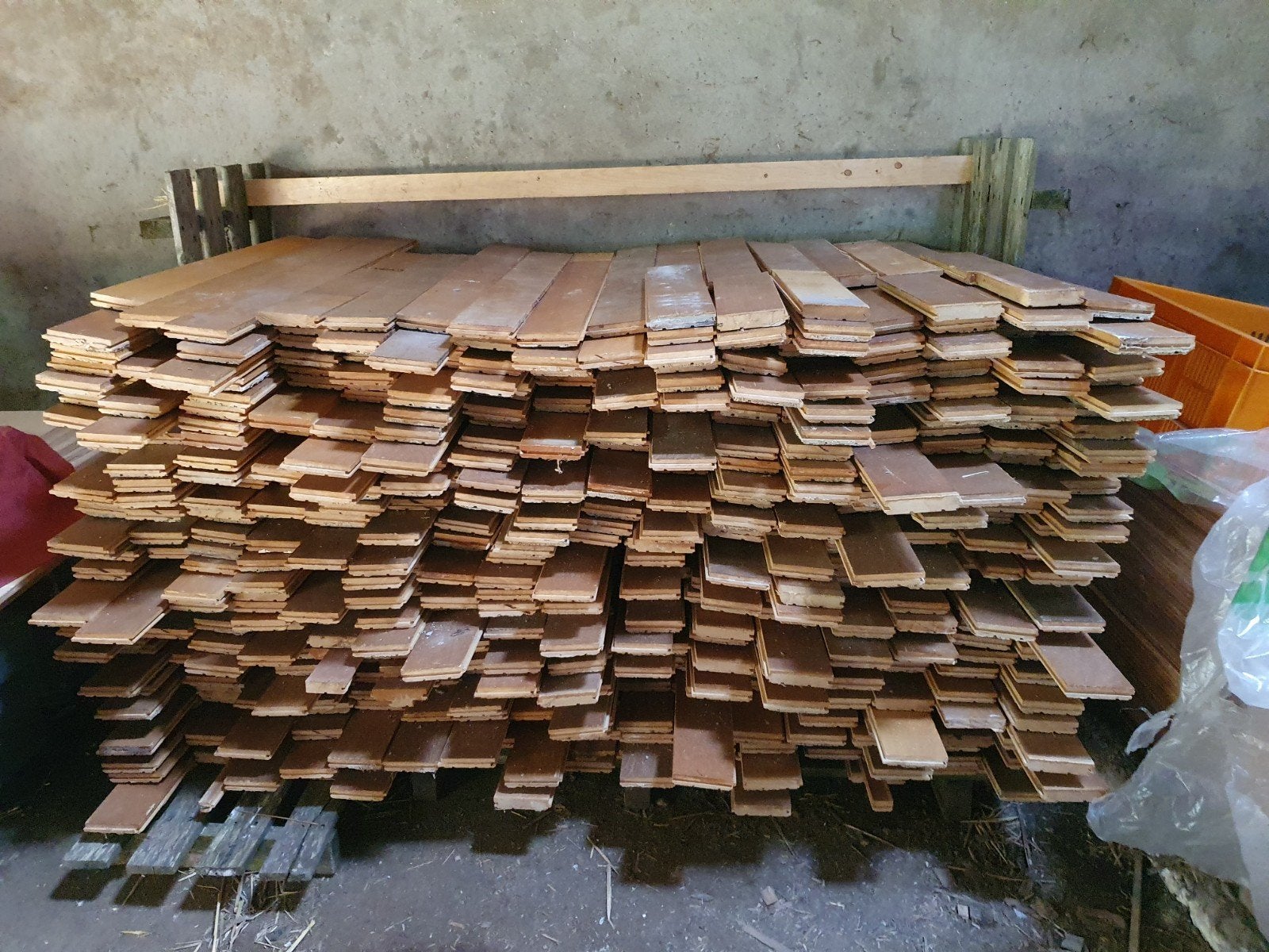 Guatambu Parket Vloerdelen - Gebruikt, Gebruikt, 50 tot 150 cm, 10 m² of meer, 10 tot 30 cm