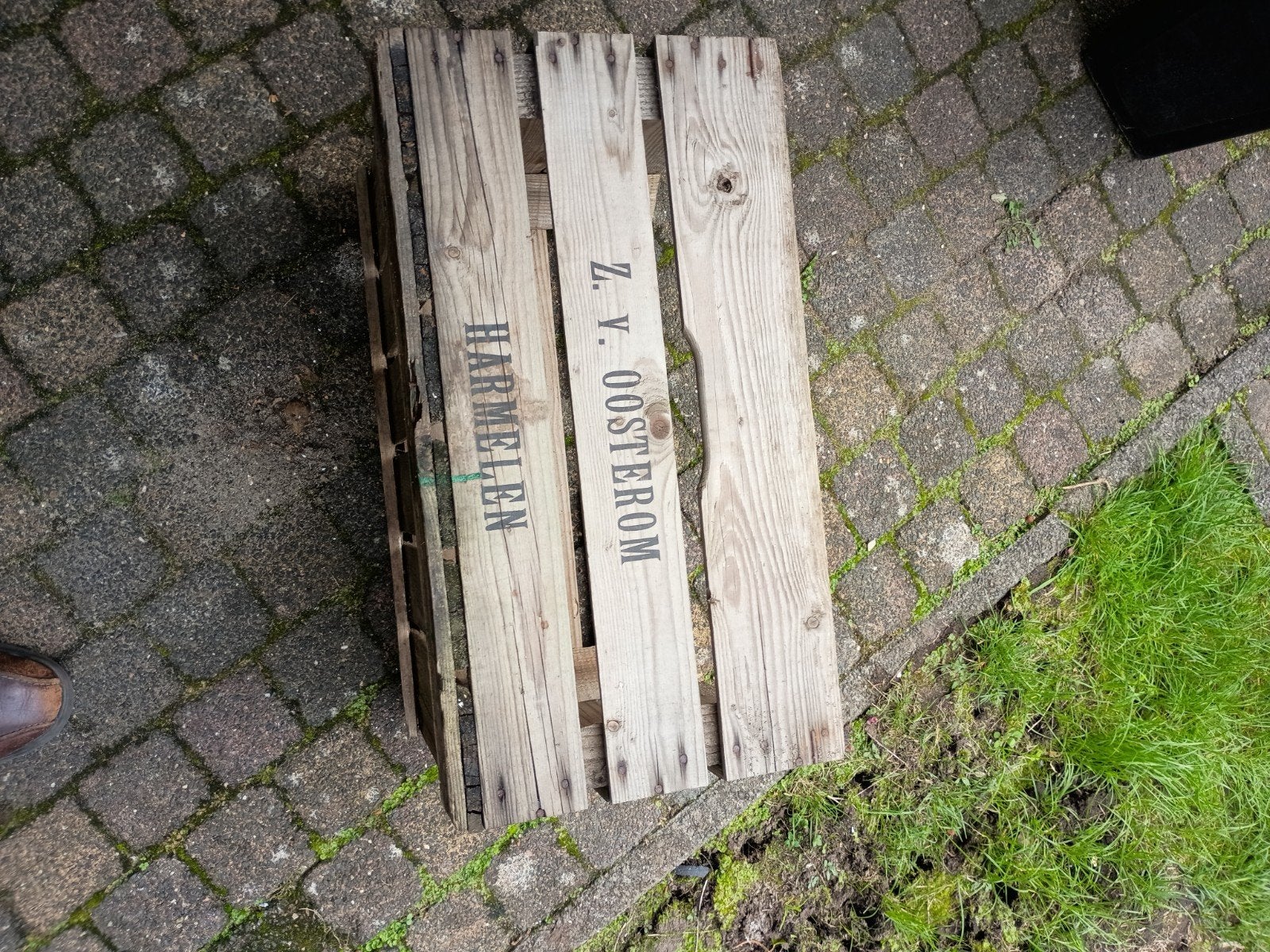 Vintage houten kist - Z.V. Oosterom Harmelen, Ophalen, Gebruikt, 50 tot 100 cm, 5 – 50