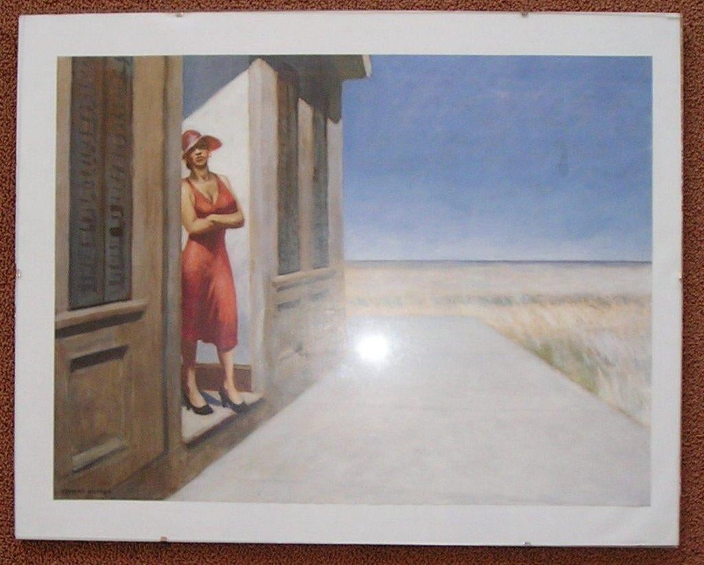Lijst met Print  (40 / 50, Overige materialen, Minder dan 50 cm, Nieuw, Ophalen of Verzenden