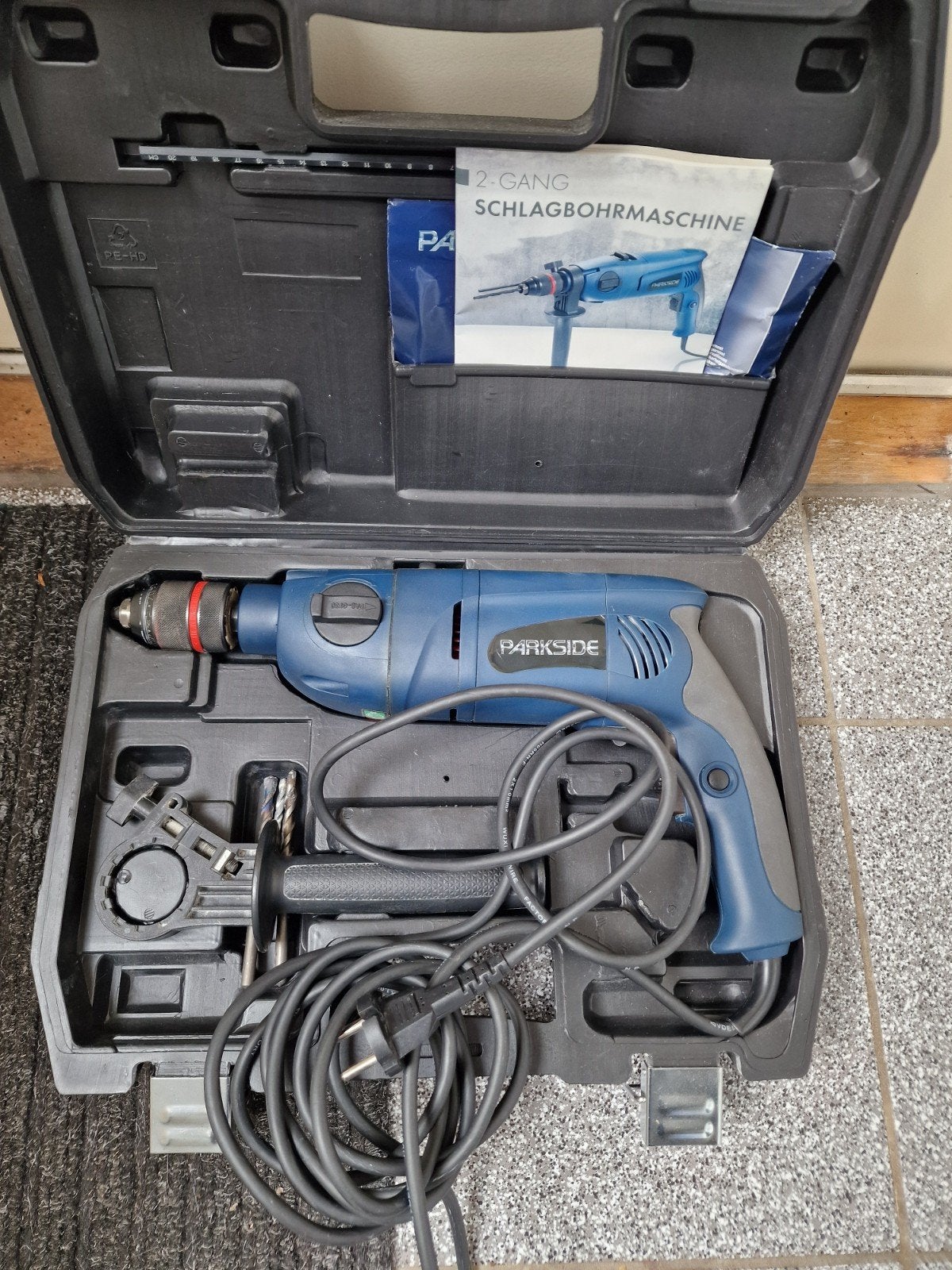 Parkside slagboormachine met 2 snelheden, Ophalen of Verzenden, Boormachine