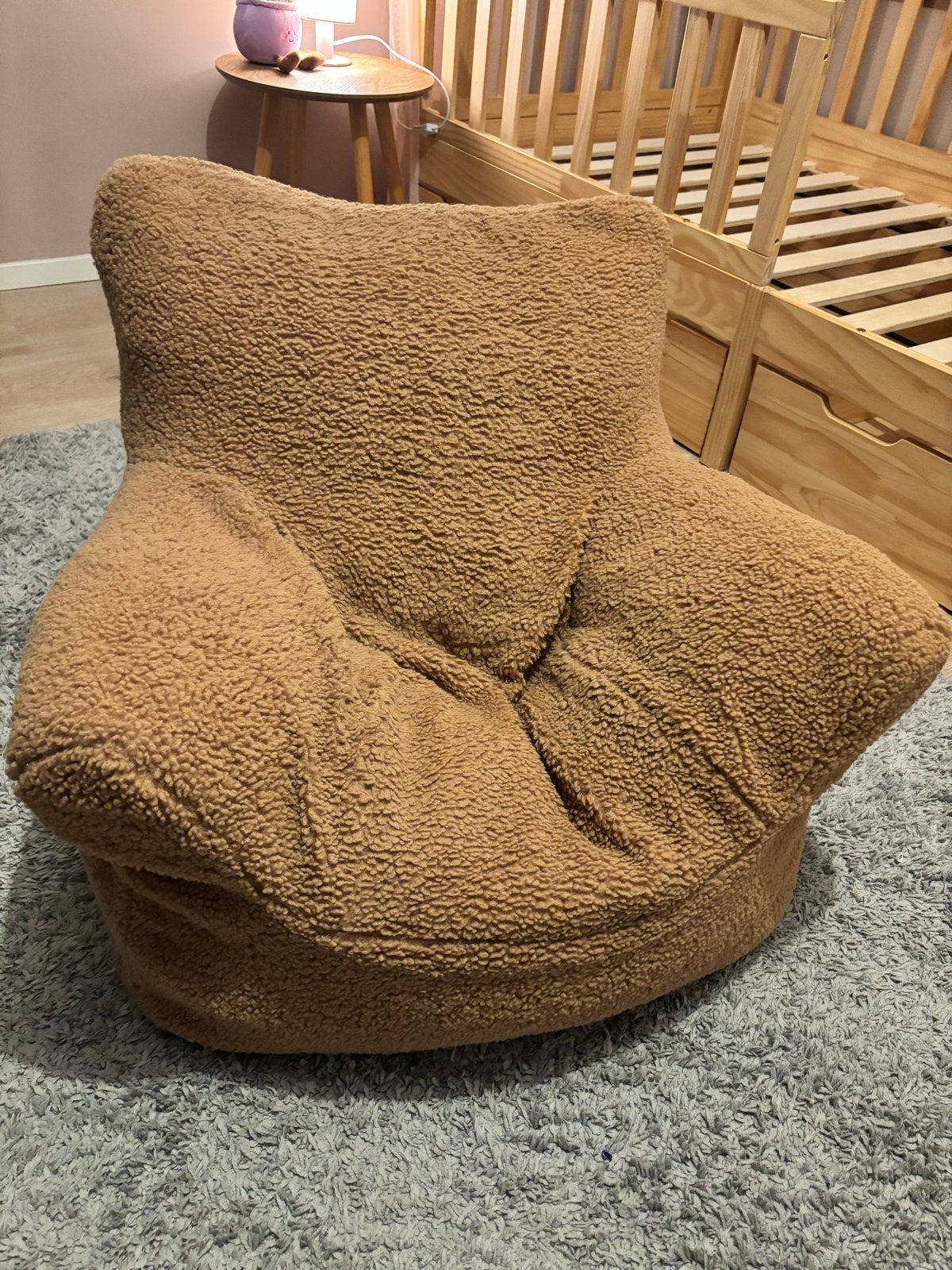 Petite Amélie Bruine Teddy Kinderfauteuil, Ophalen, Zo goed als nieuw, Stoel