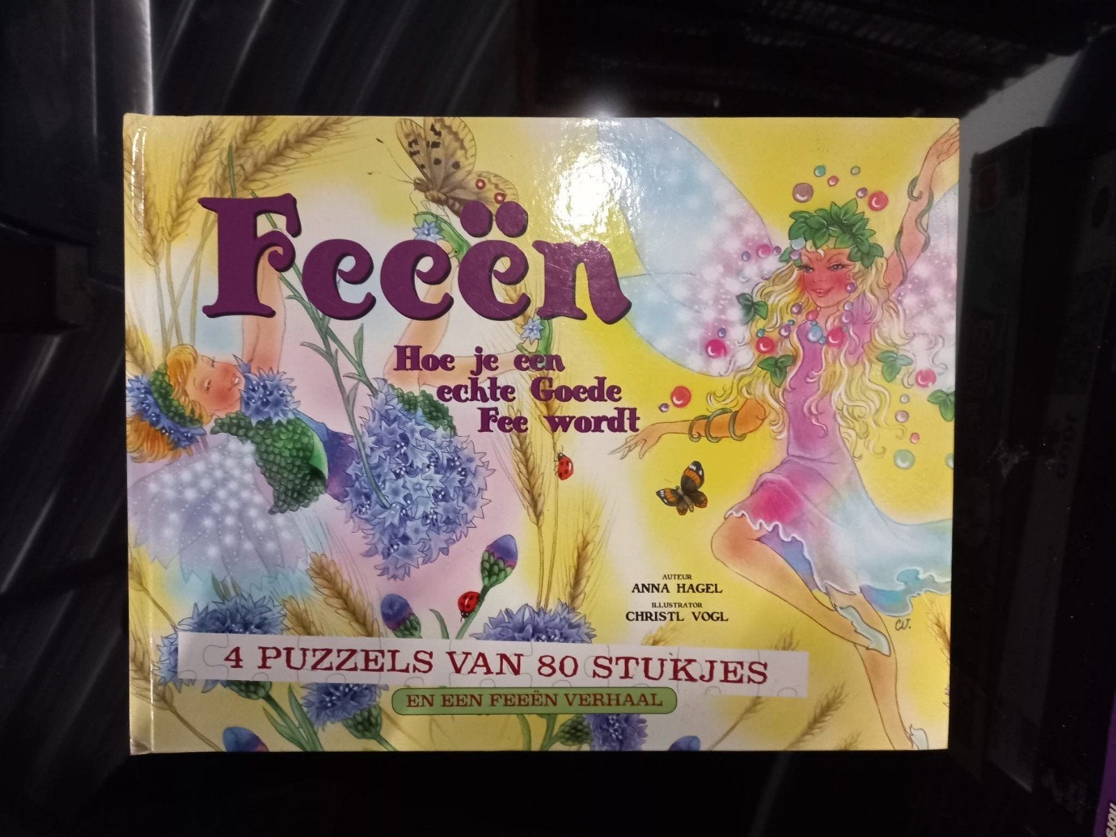 Feeën: 4 puzzels van 80 stukjes en een feeën verhaal, Ophalen, Nieuw