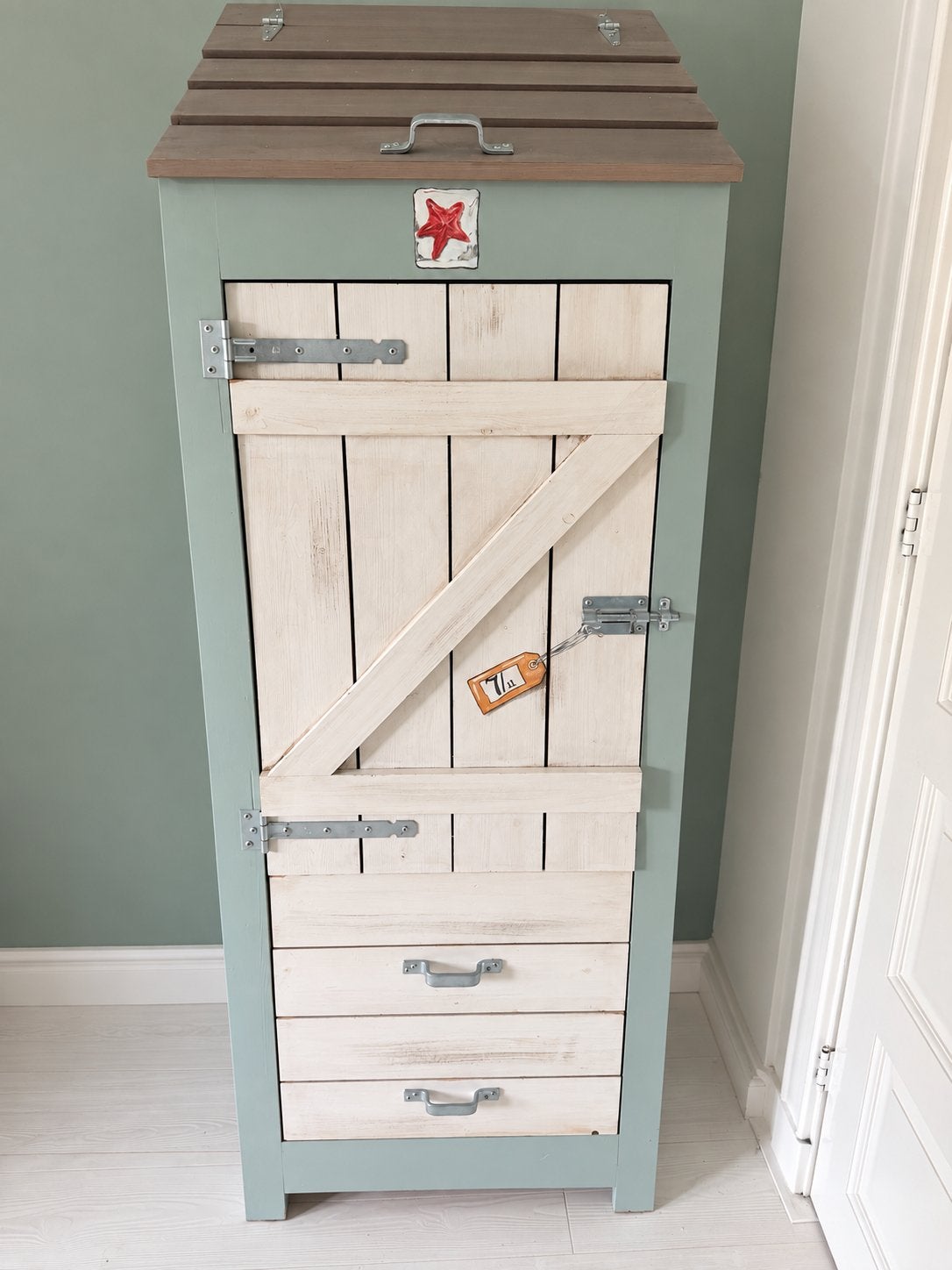 Kinder kledingkast strandhuisje, Kinderen en Baby's, Ophalen, Gebruikt, 105 cm of meer, Minder dan 50 cm