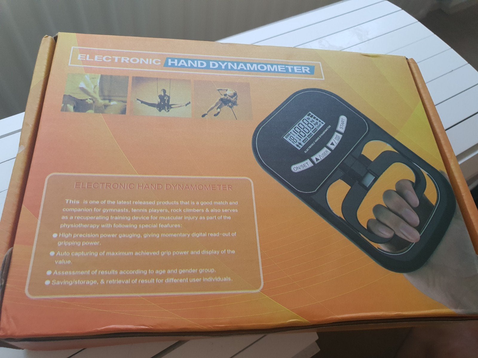 Elektronische Handdynamometer - Gripkrachtmeter, Verzenden