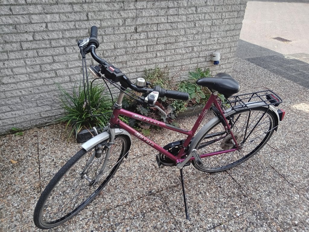 damesfiets, Fietsen en Brommers, Ophalen, Gebruikt, Velgrem, Versnellingen
