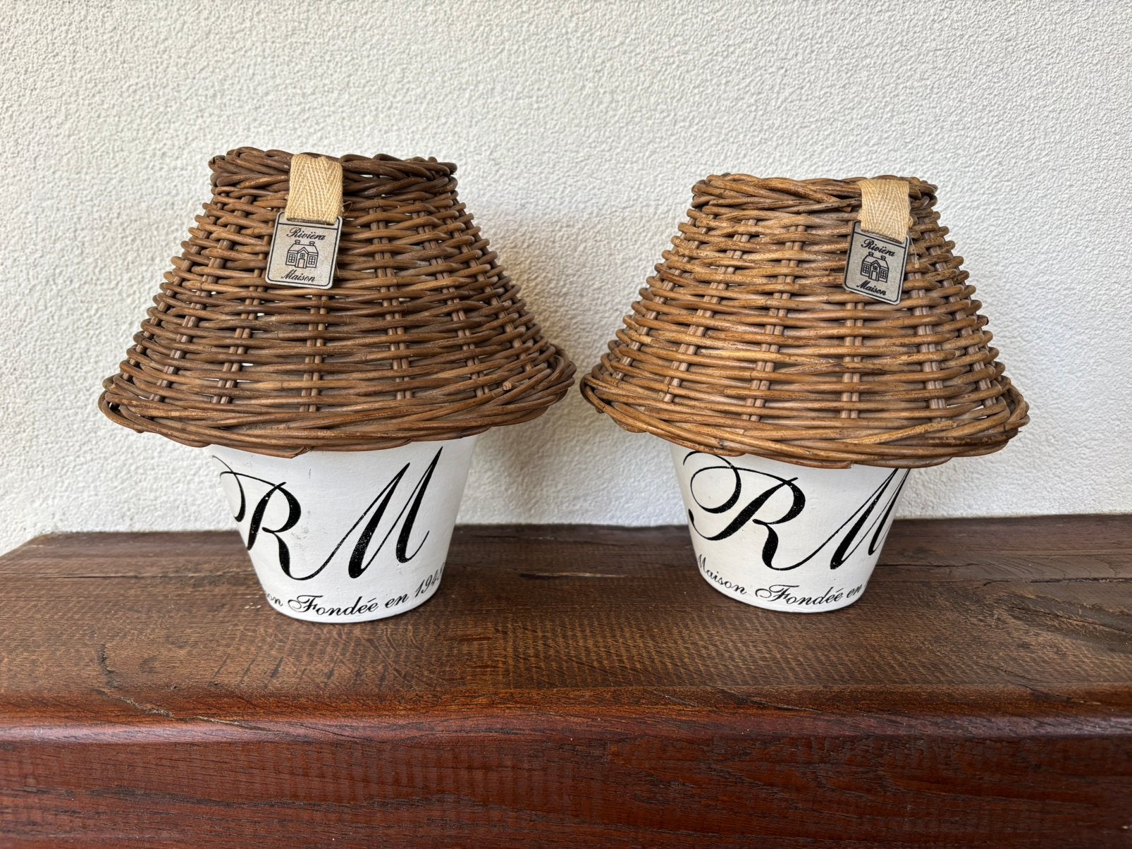 2x Riviera Maison windlichtjes, Ophalen, Zo goed als nieuw