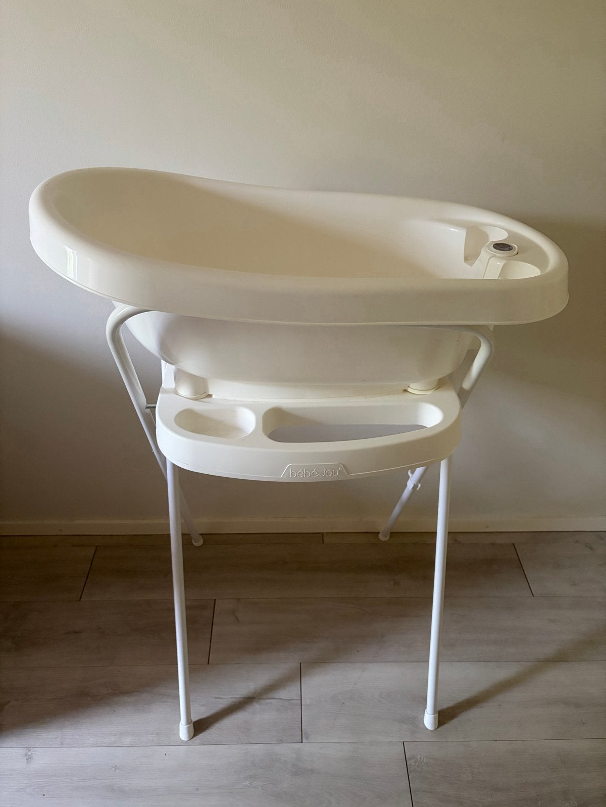 Bébé-Jou Thermobad met standaard, incl Tummy Tub + badinzet, Kinderen en Baby's, Ophalen, Gebruikt, Badje, Bébé-jou