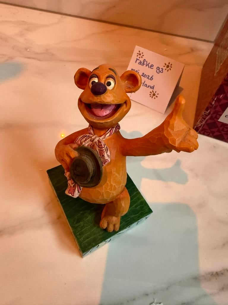 Disney Traditions Fozzie Bear Beeldje - Jim Shore Muppets, Verzamelen, Disney, Ophalen of Verzenden, Overige figuren, Zo goed als nieuw