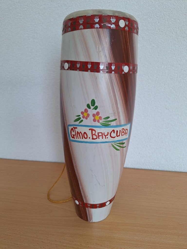 Vintage mid-century Conga Trommel - Gtmo Bay Cuba - '50, Muziek en Instrumenten, Percussie, Ophalen, Gebruikt, Trommel