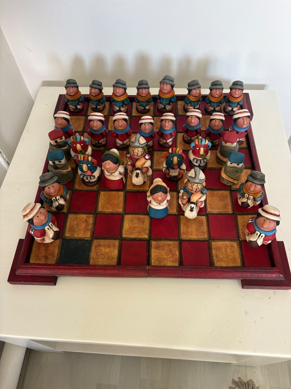 schaakspel zeer uniek, Ophalen