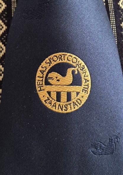 Hellas Sport Combinatie Zaandam stropdas voetbalvereniging, Ophalen of Verzenden, Nieuw, Gebruiksvoorwerp