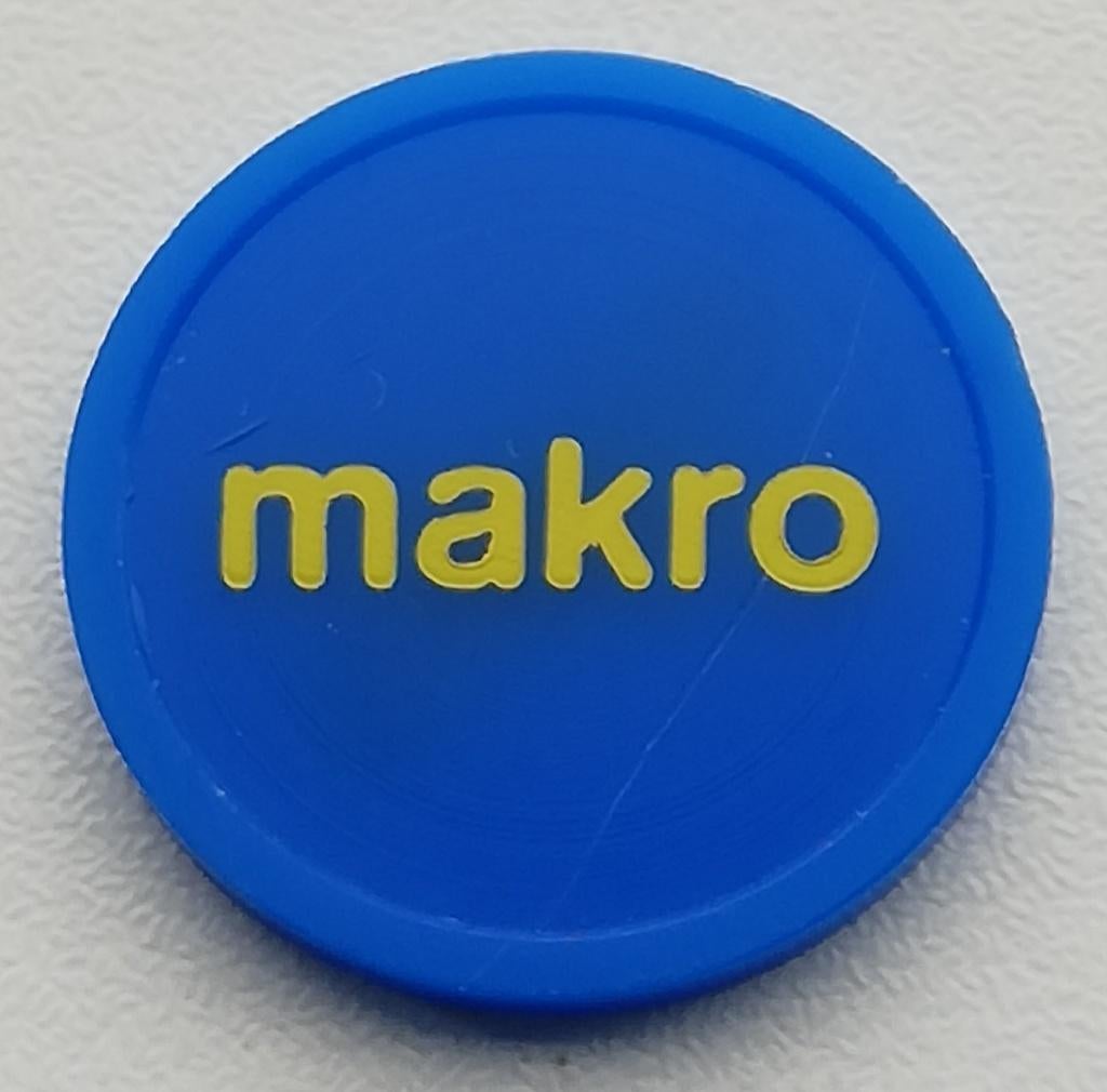 Winkelwagenmuntje Groothandel Makro, Verzamelen, Winkelwagenmuntjes, Verzenden