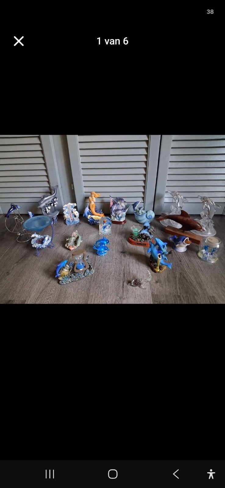 Dolfijnen spullen, Ophalen, Gebruikt, Glas, Overige stijlen