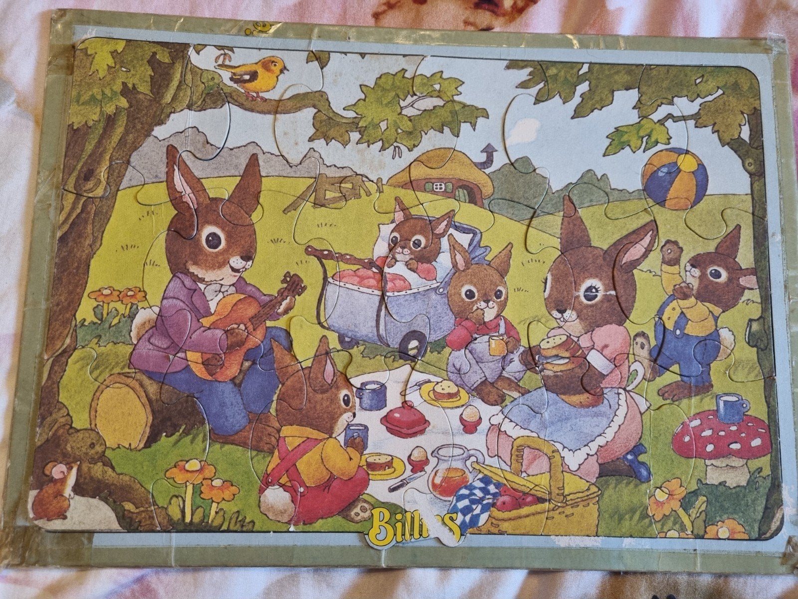 Vintage puzzel van Billies., Antiek en Kunst, Ophalen of Verzenden