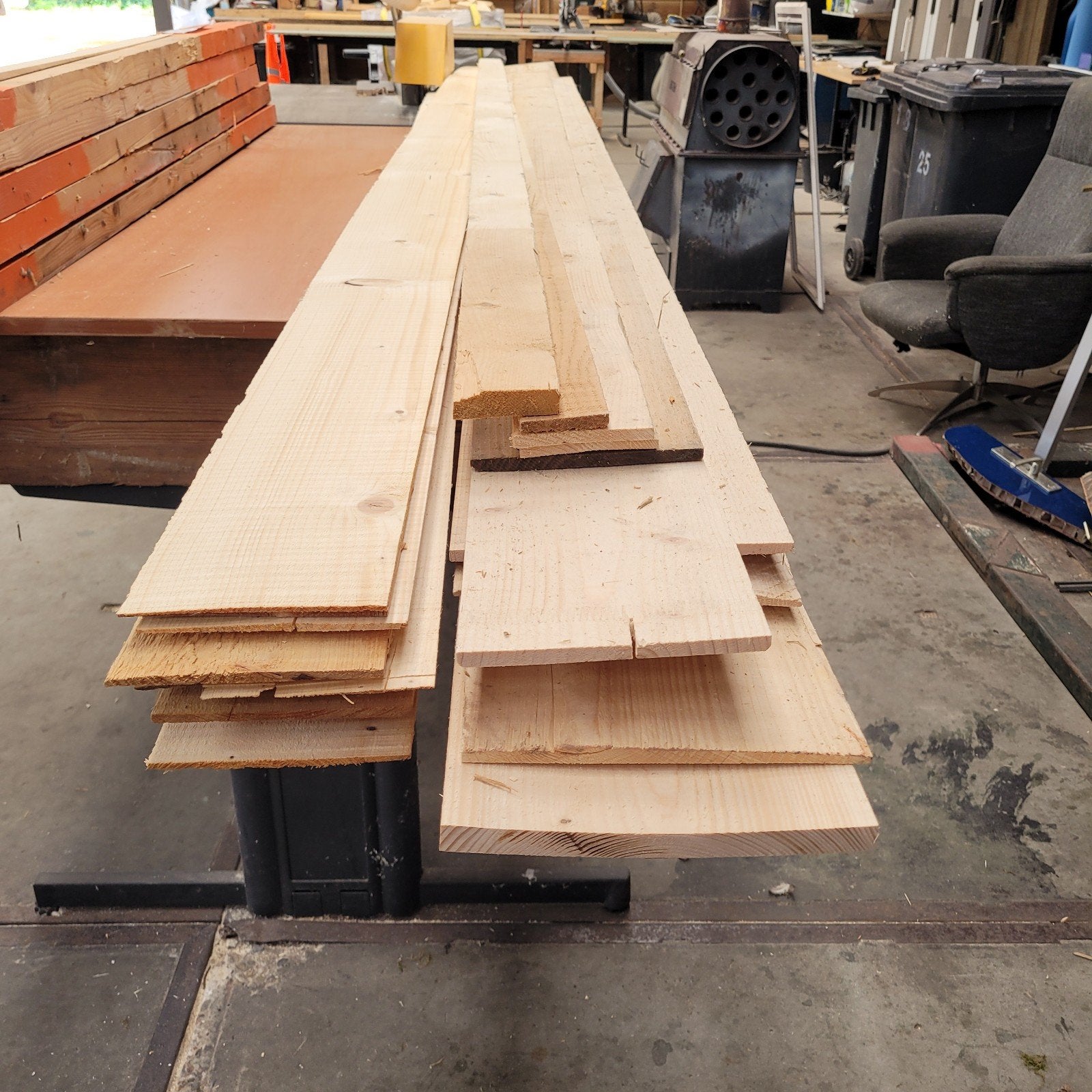 partij dun hobby hout., Ophalen, Planken
