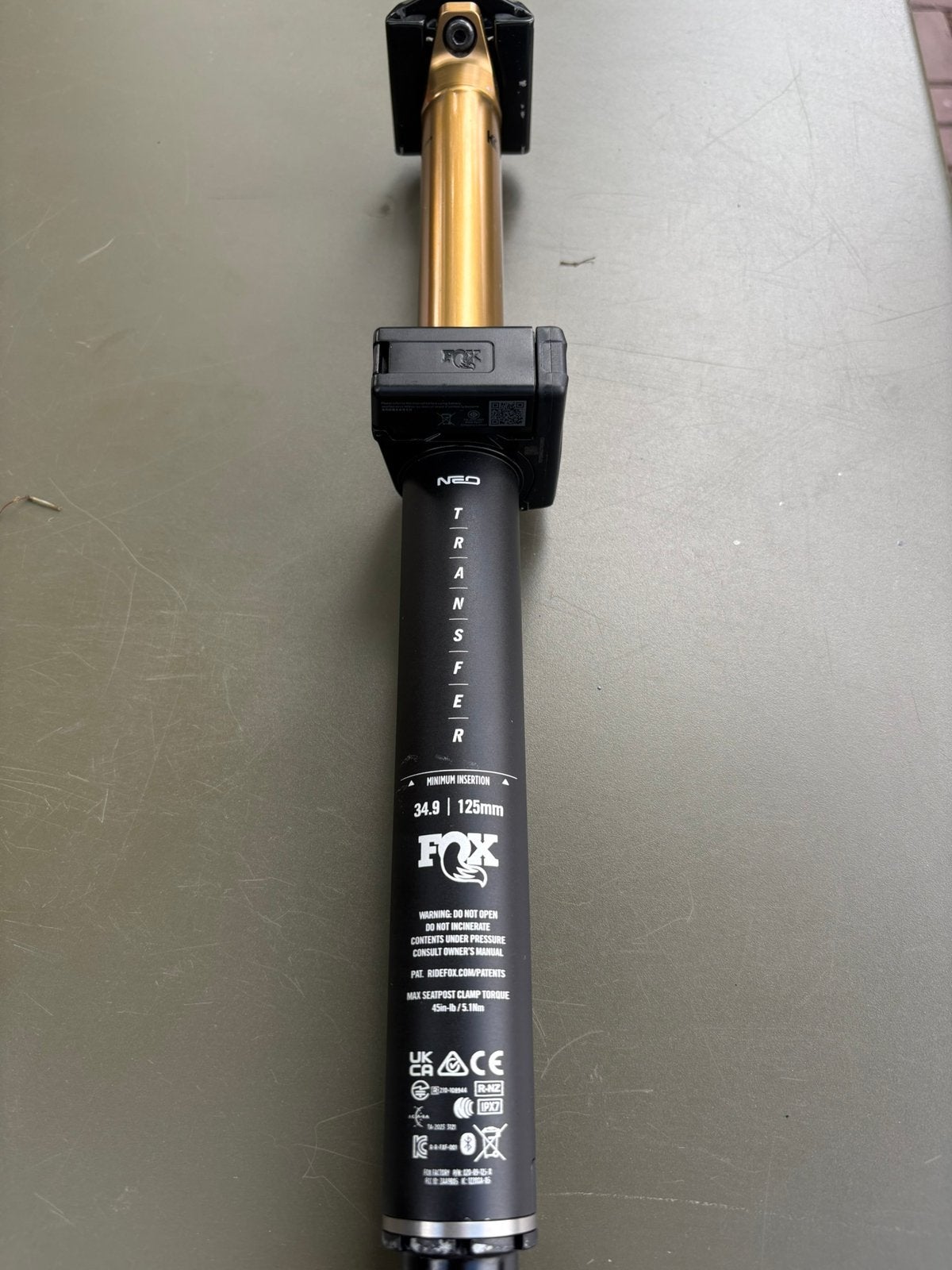 Fox transfer Neo wireless dropper post, Ophalen of Verzenden