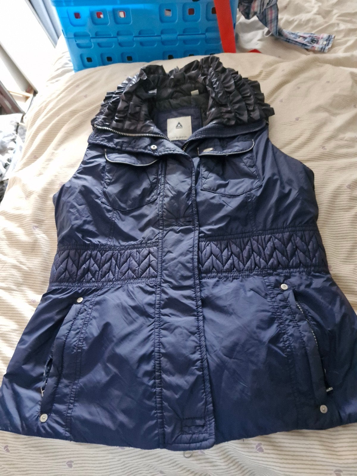 Gaastra Dames Bodywarmer Maat M - Zo goed als nieuw, Kleding | Dames, Bodywarmers, Maat 38/40 (M), Gaastra, Blauw, Ophalen of Verzenden
