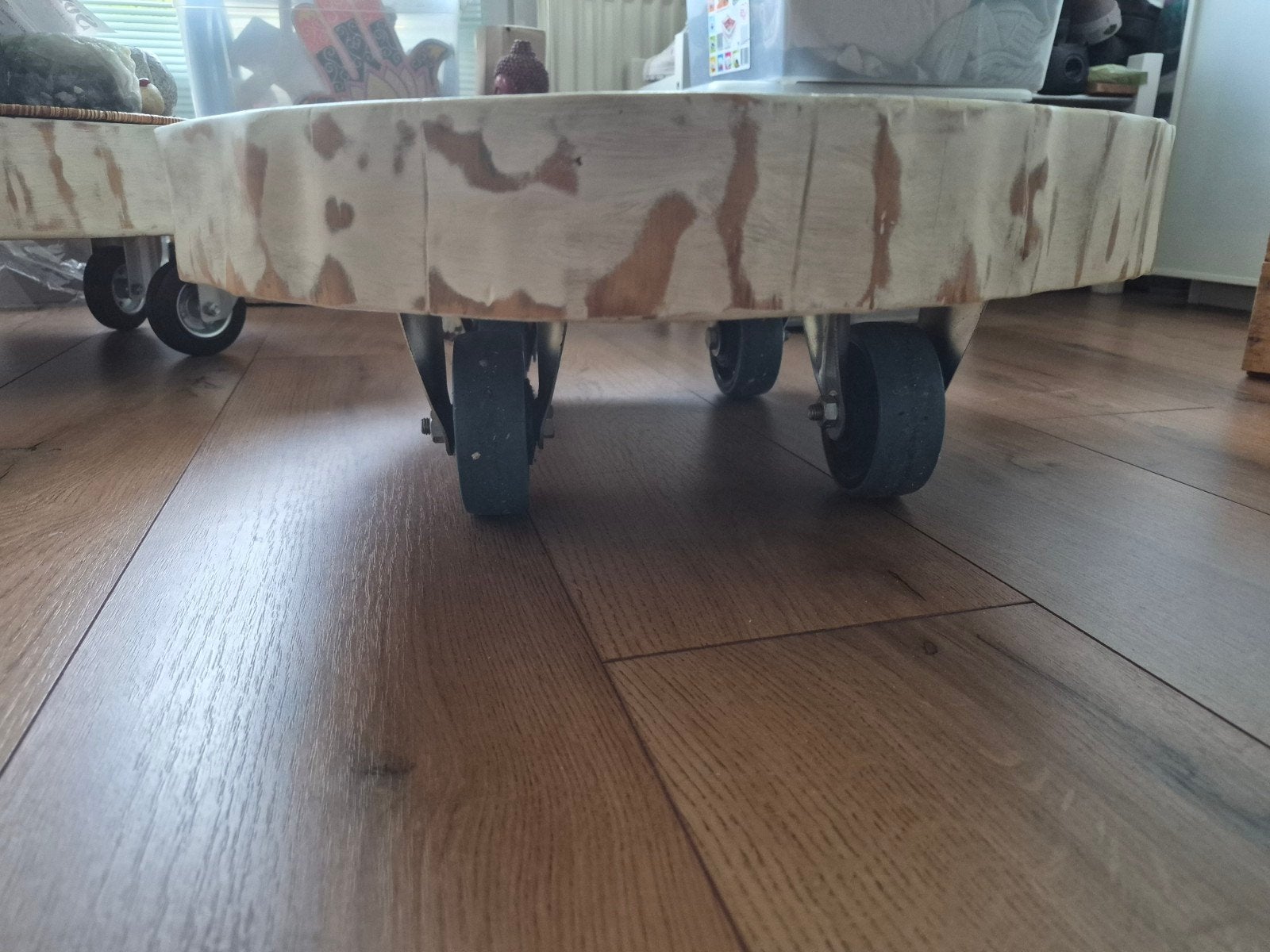 Boomstamtafel, Ophalen of Verzenden, Rechthoekig, Minder dan 55 cm, Minder dan 45 cm