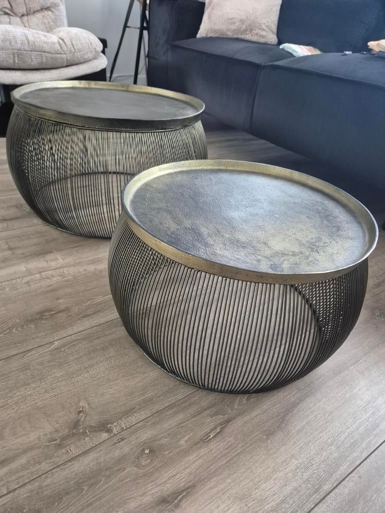 Salon tafeltjes, 50 tot 100 cm, Rond, Minder dan 50 cm, 50 tot 100 cm