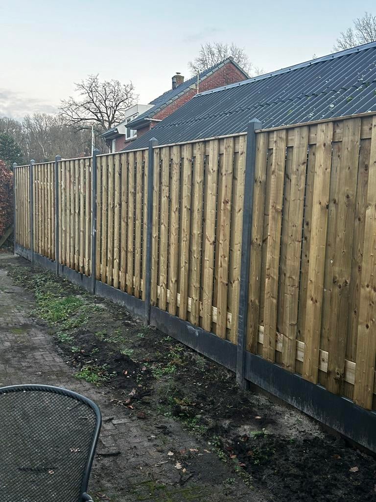 Betonnen schutting, Overige materialen, 1 tot 2 meter, 9619 TC, 6 meter of meer