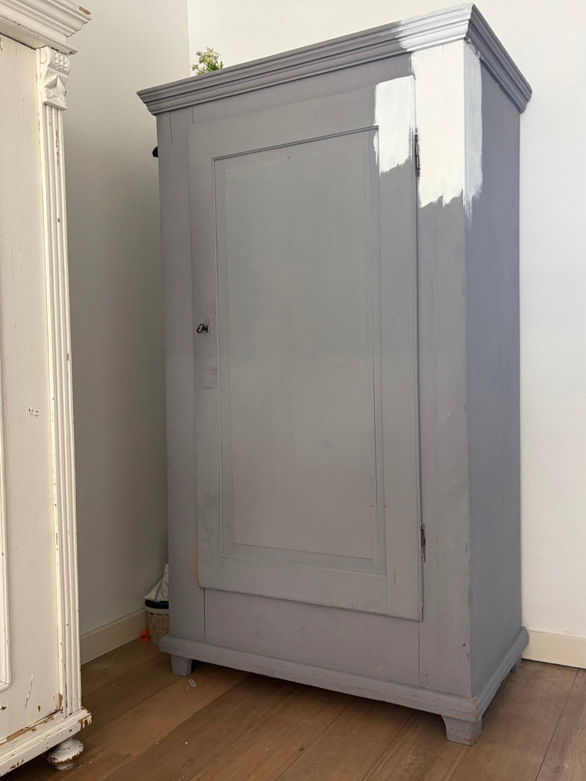 Prachtige brocante oude kast (Franse stijl), Antiek en Kunst, Antiek | Meubels | Kasten, Ophalen