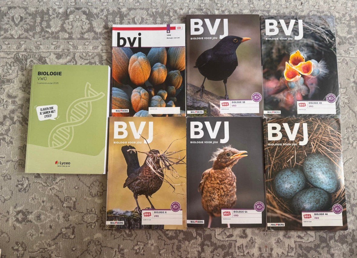 Biologie voor jou 4 t/m 6 VWO boeken en bundel, Boeken, Ophalen of Verzenden, Zo goed als nieuw, VWO, Biologie