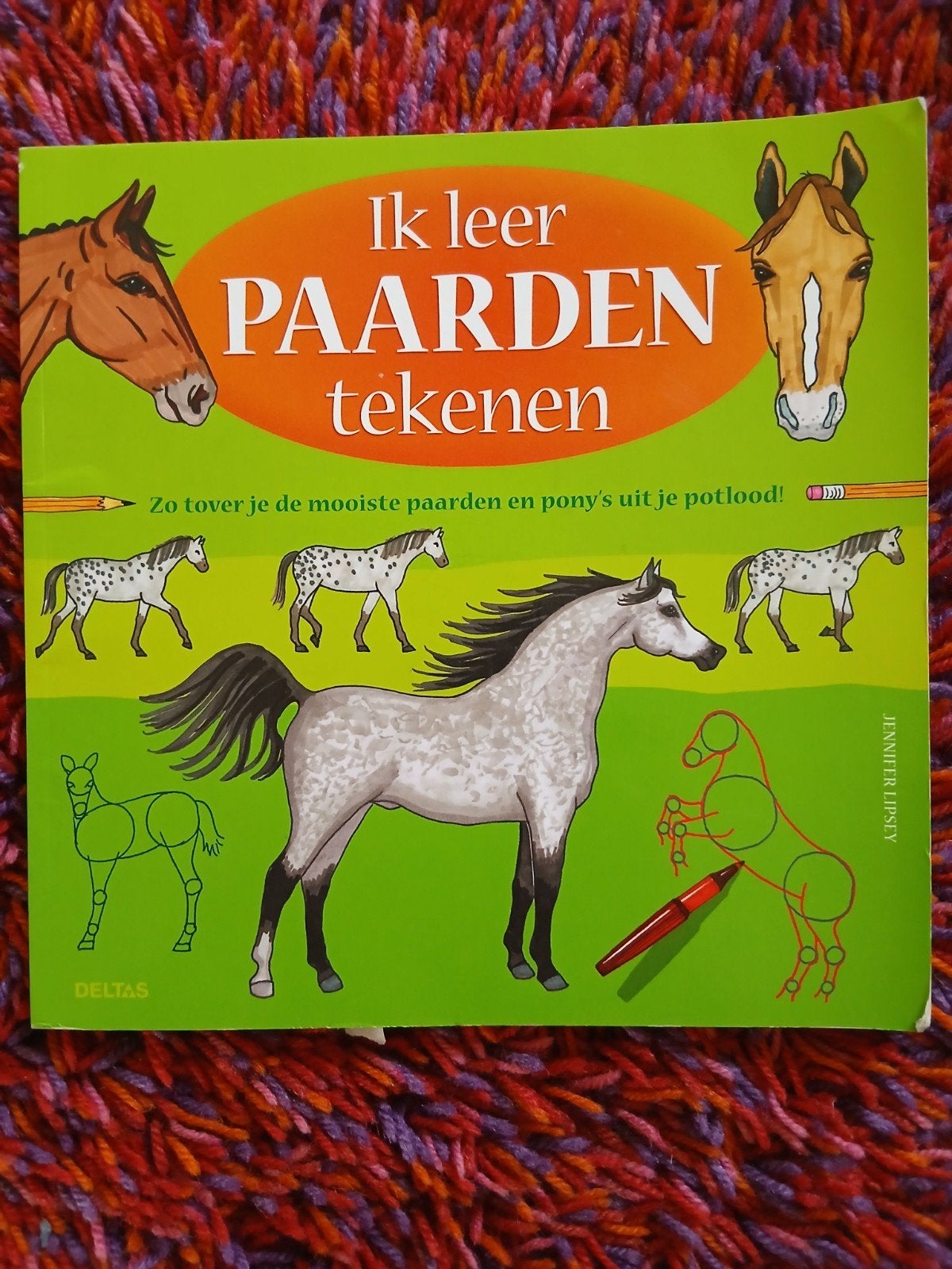 Ik leer paarden tekenen - Jennifer Lipsey, Ophalen of Verzenden, Gebruikt, Boek of Gids