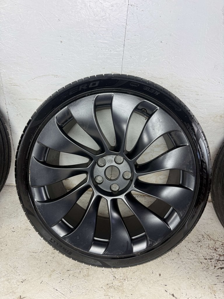 Originele Tesla Model Y velgen 21" 5x114.3 Uberturbine zomer, Auto-onderdelen, Banden en Velgen, Niet ingevuld, Gebruikt, 275 mm