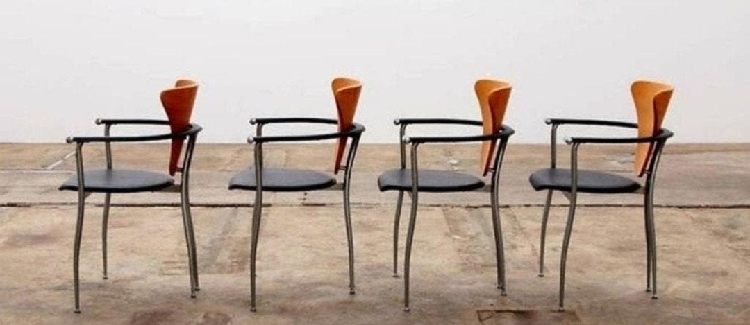 Set van 4 Marilyn Stiletto stoelen - Arrben Italy, Huis en Inrichting, Ophalen, Gebruikt, Vier