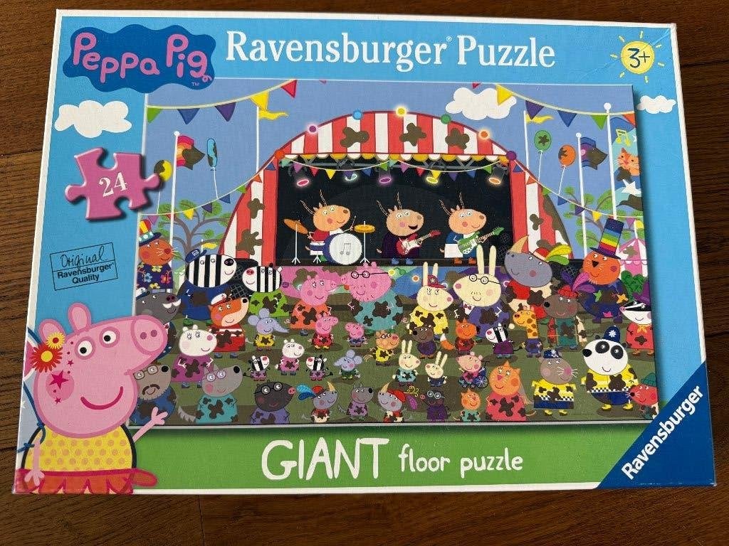Leuke Peppa Pig Ravensburger vloerpuzzel 24 stukjes, Ophalen of Verzenden, 10 tot 50 stukjes, Zo goed als nieuw, 2 tot 4 jaar