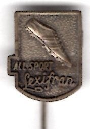 All sport Lexifran zilverkl voetbalschoenen speldje( Z_189), Ophalen of Verzenden, Zo goed als nieuw, Merk, Speldje of Pin