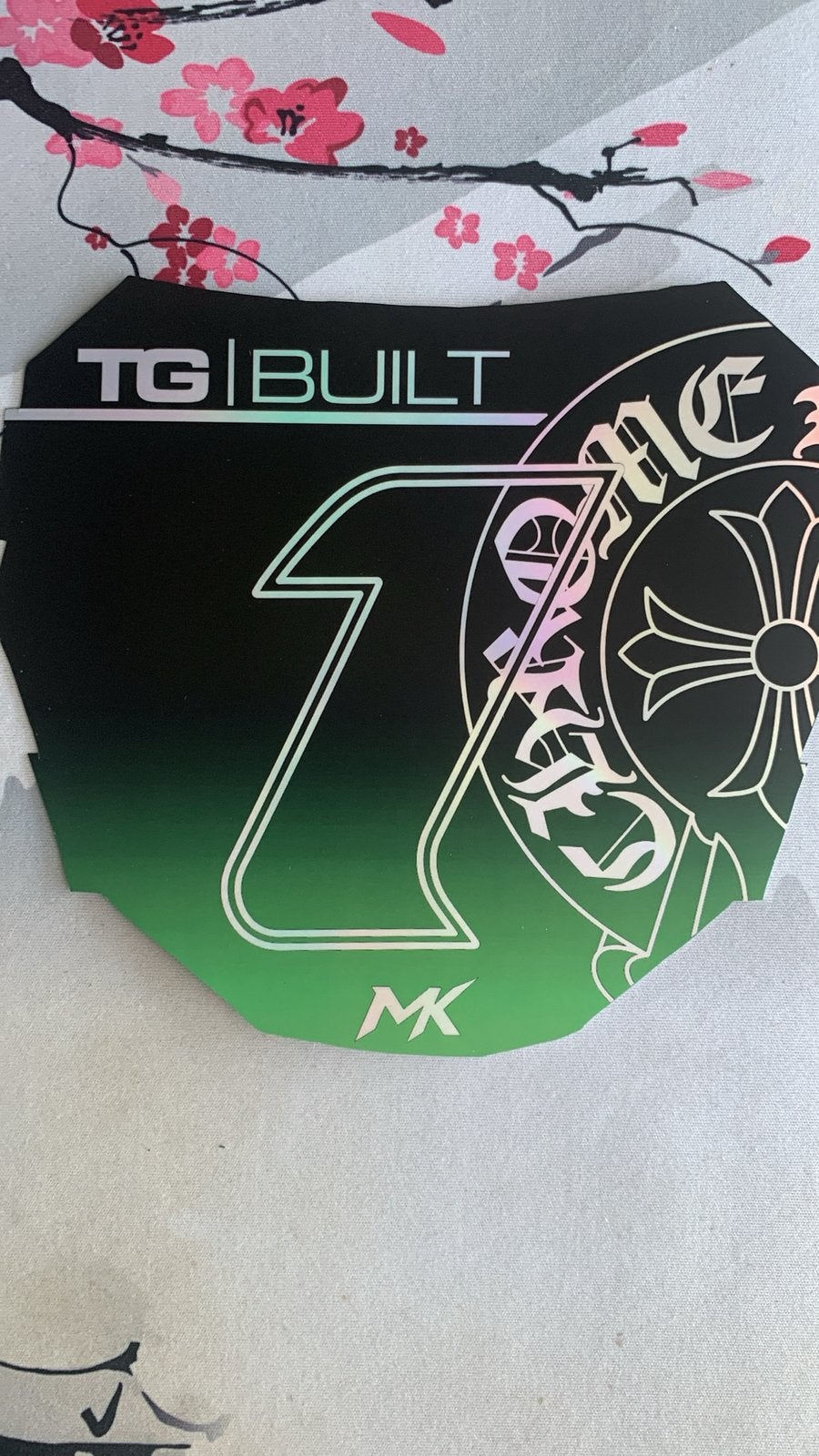 ODI Green fade Holographic Decal, Ophalen of Verzenden