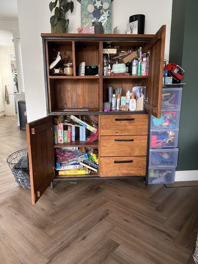 Industriele kast uit 2020 - 114x99.5x41.5 cm, Ophalen, Zo goed als nieuw