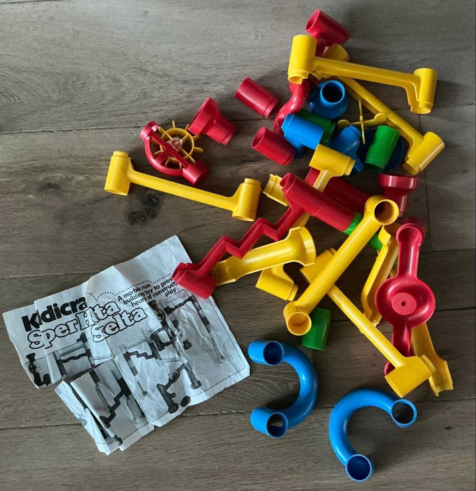 Kidicraft Super Helta Selta knikkerbaan bouwset, Kinderen en Baby's, Ophalen of Verzenden, Gebruikt, Overige merken