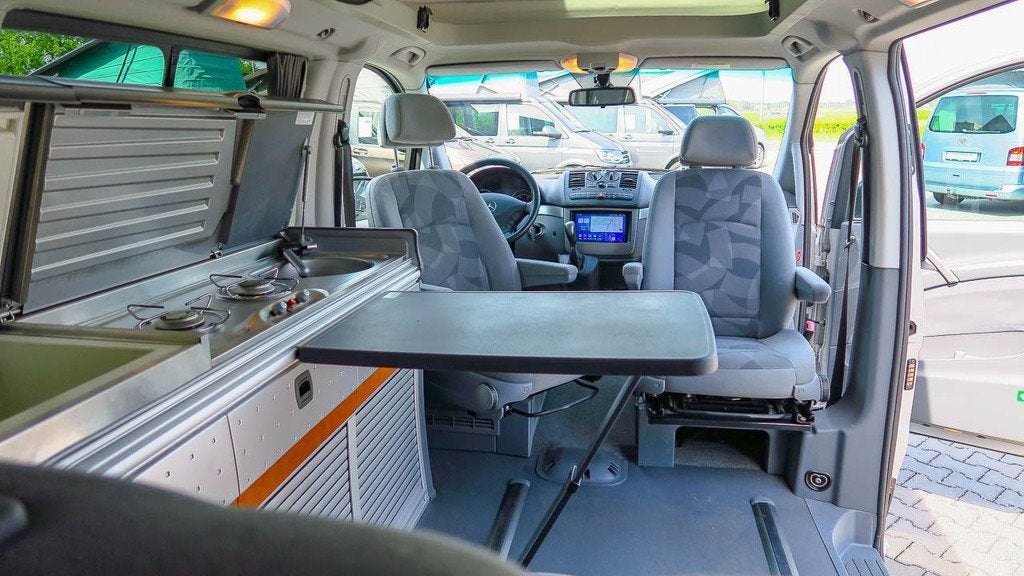 Mercedes Viano Marco Polo Automaat met slechts 132dkm, Caravans en Kamperen, Campers, Automaat, Buscamper of Camperbus, Mercedes-Benz