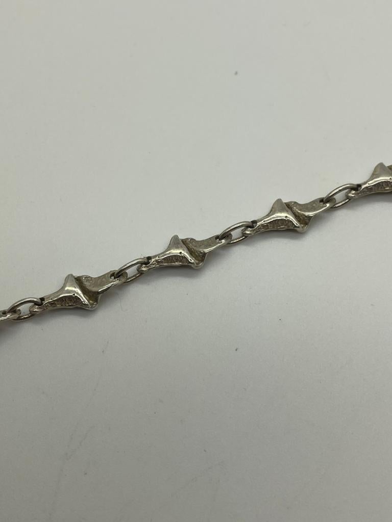 E86 Prachtige zilveren armband Scandinavisch ontwerp, Sieraden, Tassen en Uiterlijk, Ophalen of Verzenden, X, Zilver, Zilver