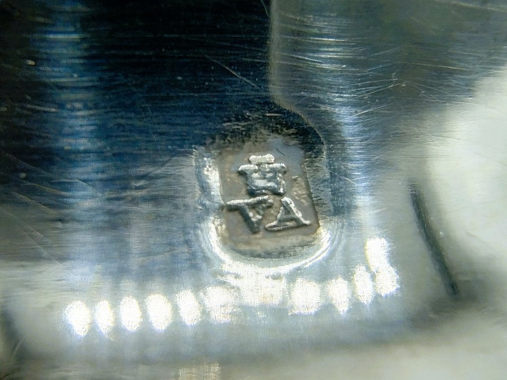 Zilveren pijpkomfoor, H. van Assen, Leeuwarden, 1855, Antiek en Kunst, Verzenden, Zilver