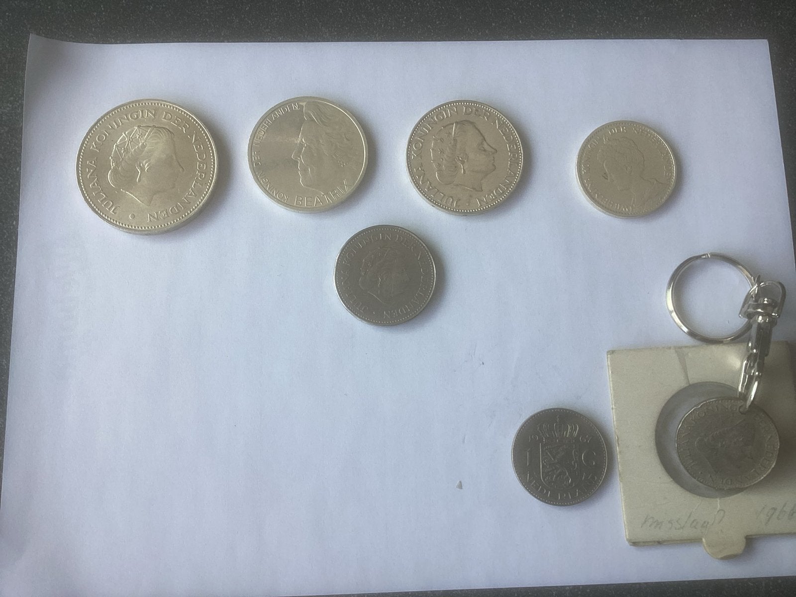 Diverse collectie Nederlandse munten: gulden, rijksdaalder,, Ophalen of Verzenden, Koningin Juliana, Overige waardes, Setje
