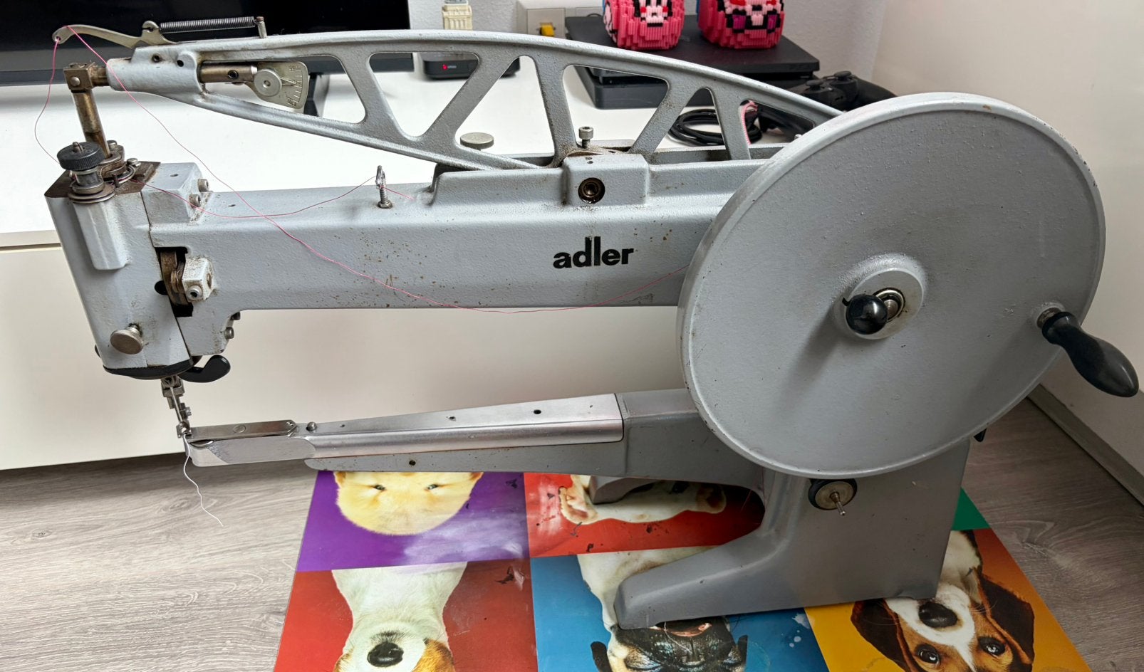 Adler vrije arm naaimachine (prima), Gebruikt, Naaimachine, Industrieel, Ophalen