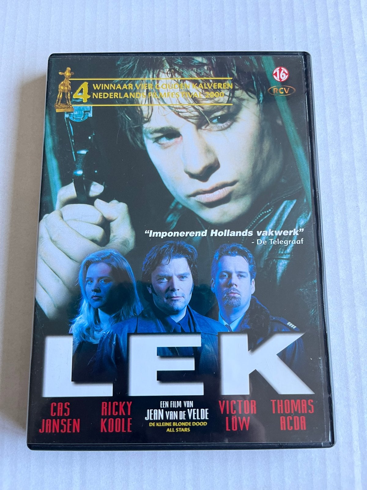 LEK - Spannende Nederlandse actiethriller (DVD), Vanaf 16 jaar, Actiethriller, Gebruikt, Bonusmateriaal