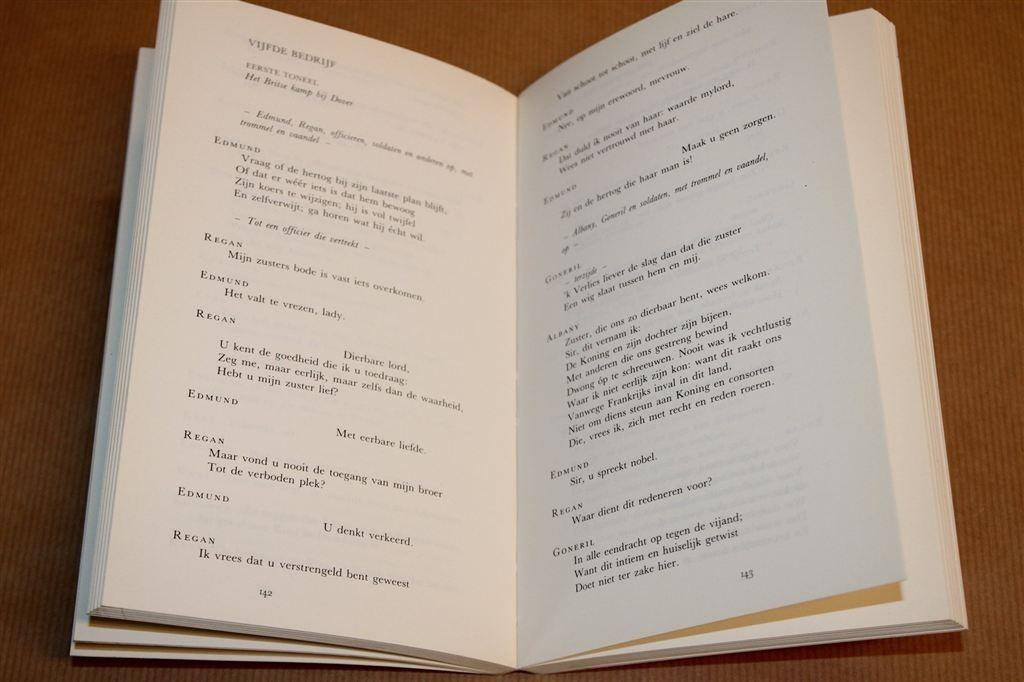 King Lear — Shakespeare in Vertaling van Gerrit Komrij, Boeken, Ophalen of Verzenden, Gelezen