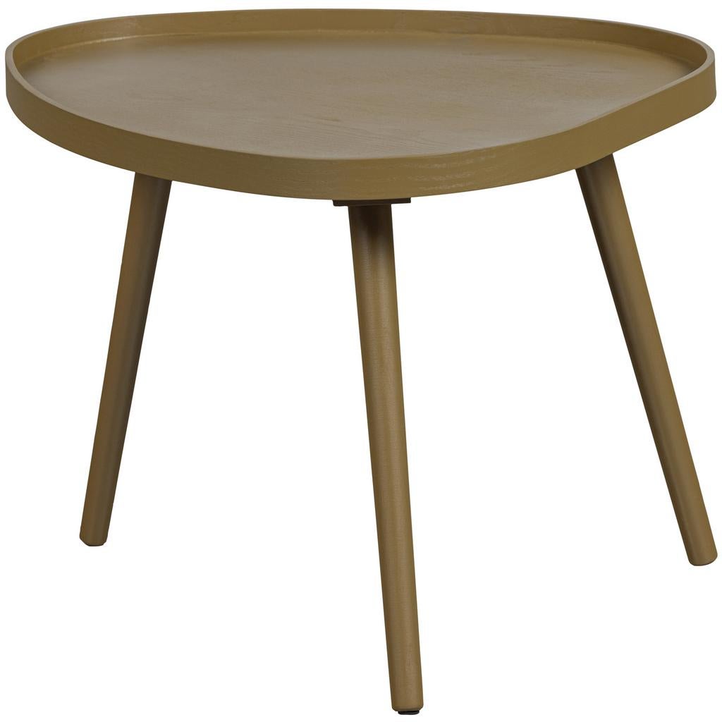 Mae side table in organic wood, kleur sepia, Ophalen, Minder dan 55 cm, Nieuw, Overige vormen