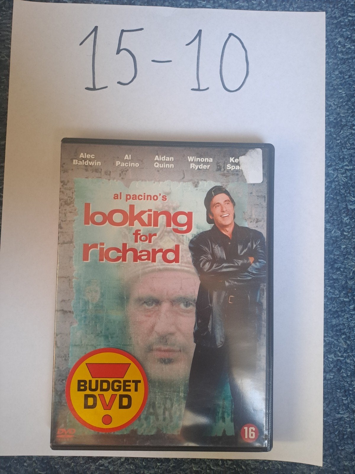 Al Pacino's Looking for Richard - Budget DVD, Vanaf 16 jaar, Ophalen of Verzenden, Zo goed als nieuw